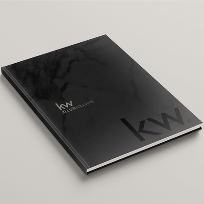 KW Black Marble Bindable - Lay Flat HARDCOVER Soft Touch (10 Pack) - Peleman Industries Inc. - 