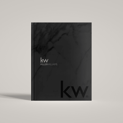 KW Black Marble Bindable - Lay Flat SOFTCOVER Soft Touch (40 Pack) - Peleman Industries Inc. - 