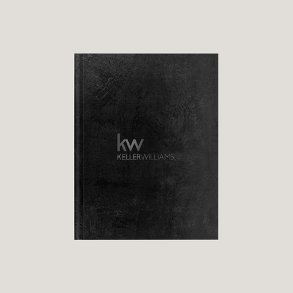 KW Black Texture - (10 Pack) Lay Flat HARDCOVER - CLEARANCE - Peleman Industries Inc. - 