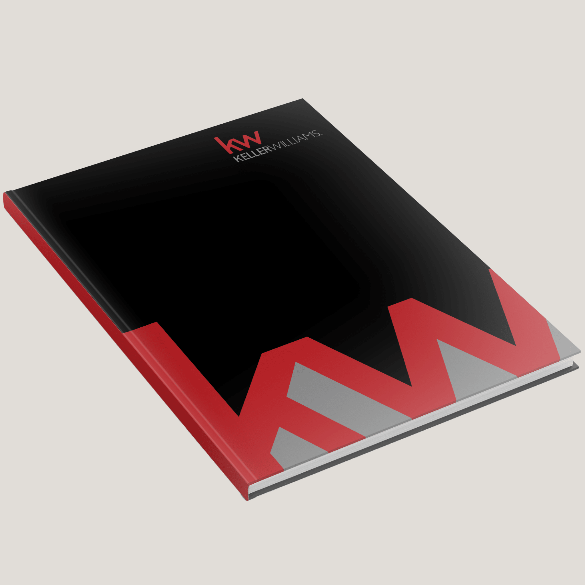 KW Logo Black - (10 Pack) Lay Flat HARDCOVER - CLEARANCE - Peleman Industries Inc. - 