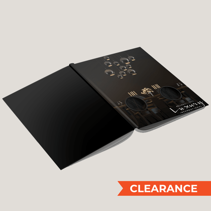 KW Luxury Dining International - (10 Pack) Lay Flat HARDCOVER - CLEARANCE - Peleman Industries Inc. - 