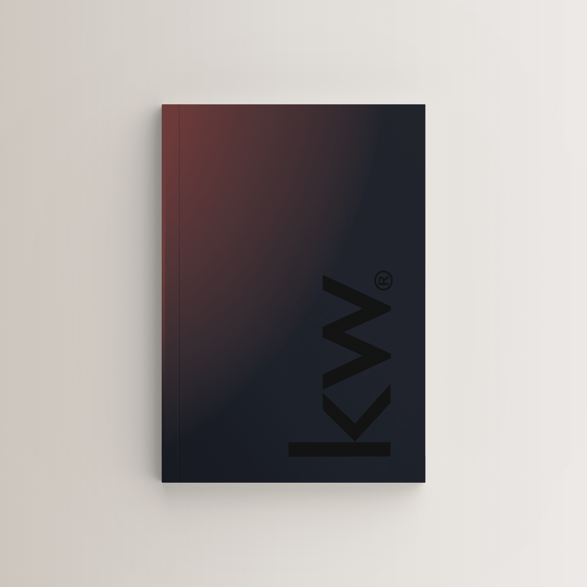 KW Red Ombre Bindable - Lay Flat SOFTCOVER Soft Touch (40 Pack) - Peleman Industries Inc. - 