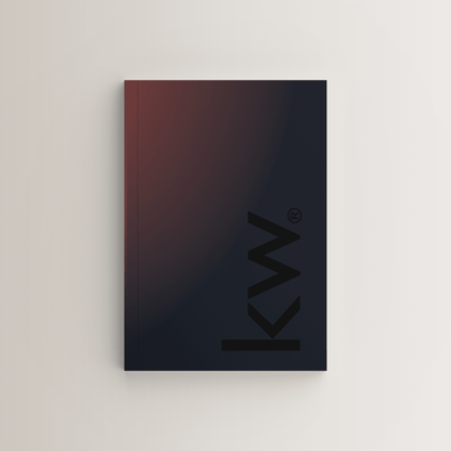 KW Red Ombre Bindable - Lay Flat SOFTCOVER Soft Touch (40 Pack) - Peleman Industries Inc. - 