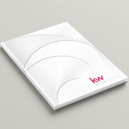 KW White Nautilus Bindable - Lay Flat HARDCOVER Soft Touch (10 Pack) - Peleman Industries Inc. - 
