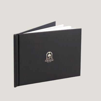 Landscape Custom Lay - Flat Hardcovers (10 Pack) - Peleman Industries Inc. - 30 (Spine 40) - Black - 