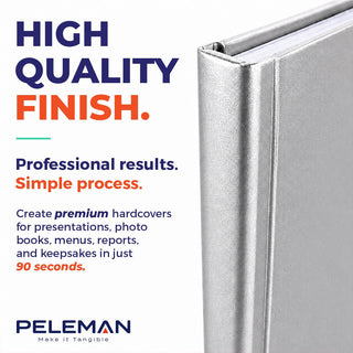 Lay Flat Professional Hardcovers - Peleman Industries Inc. - Black - 15 (Spine 20) -