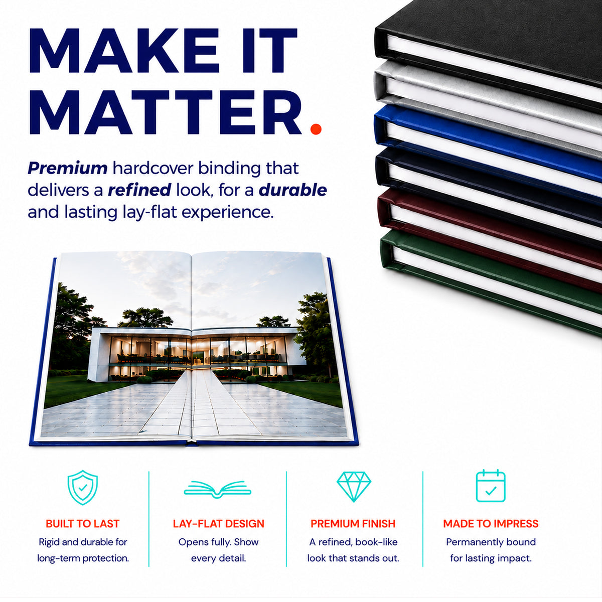 Lay Flat Standard Hardcovers