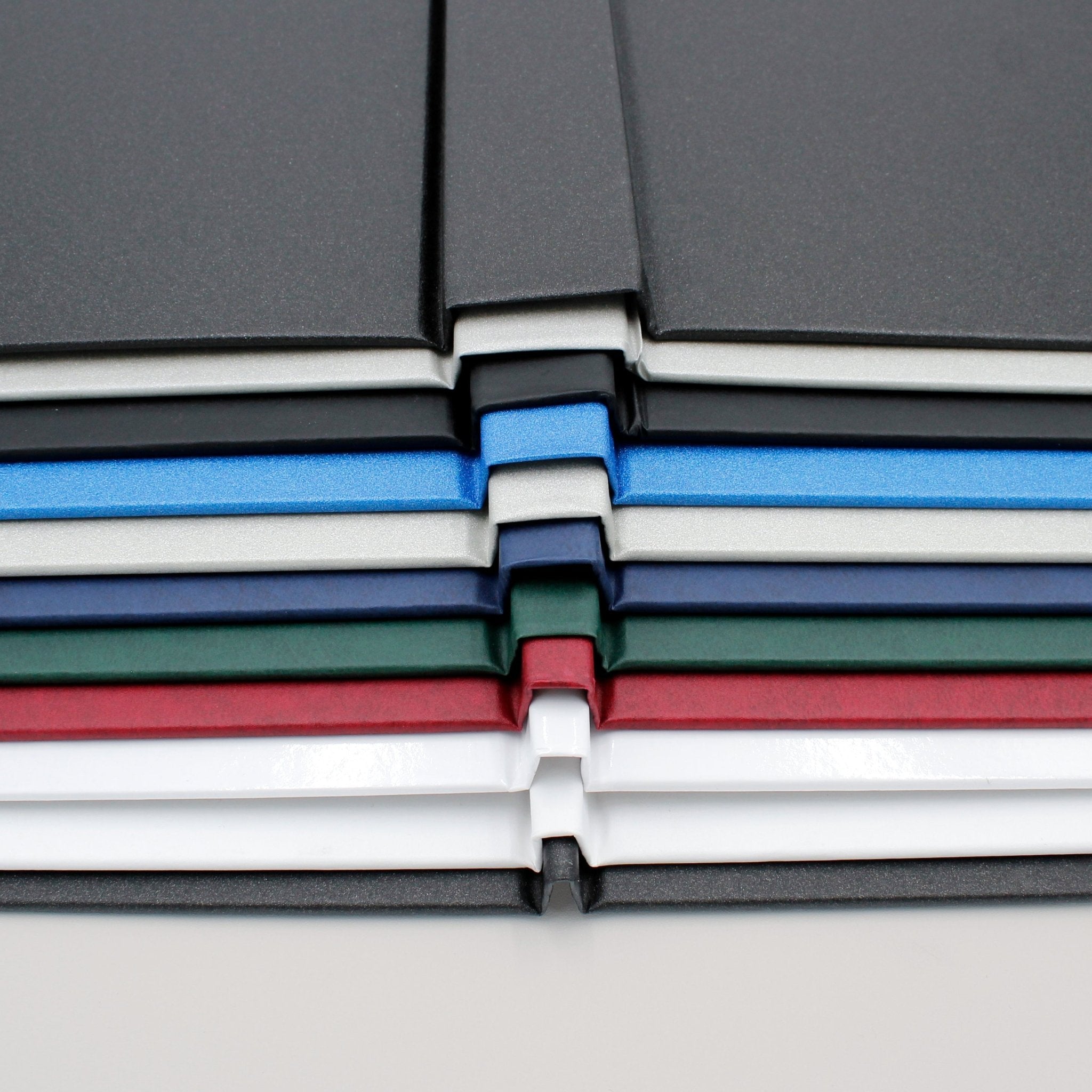 Lay Flat Standard Hardcovers - Peleman Industries Inc. - Black - 15 (Spine 20) - 