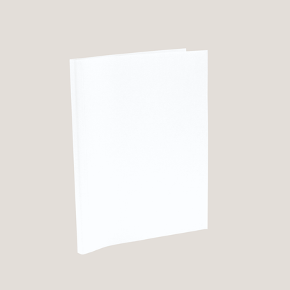Lay Flat Standard Softcovers - Peleman Industries Inc. - White (Soft Touch) - 40 (Spine 60) - 