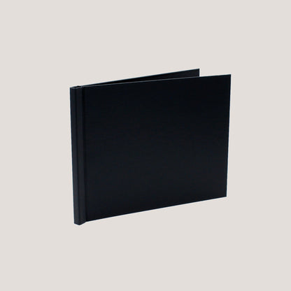 Peleman Eco Black Retail Clamp Photo Album, No Machine, Reusable - Peleman Industries Inc. - 8.5x11 inch (Landscape) - No Window - 1 Piece