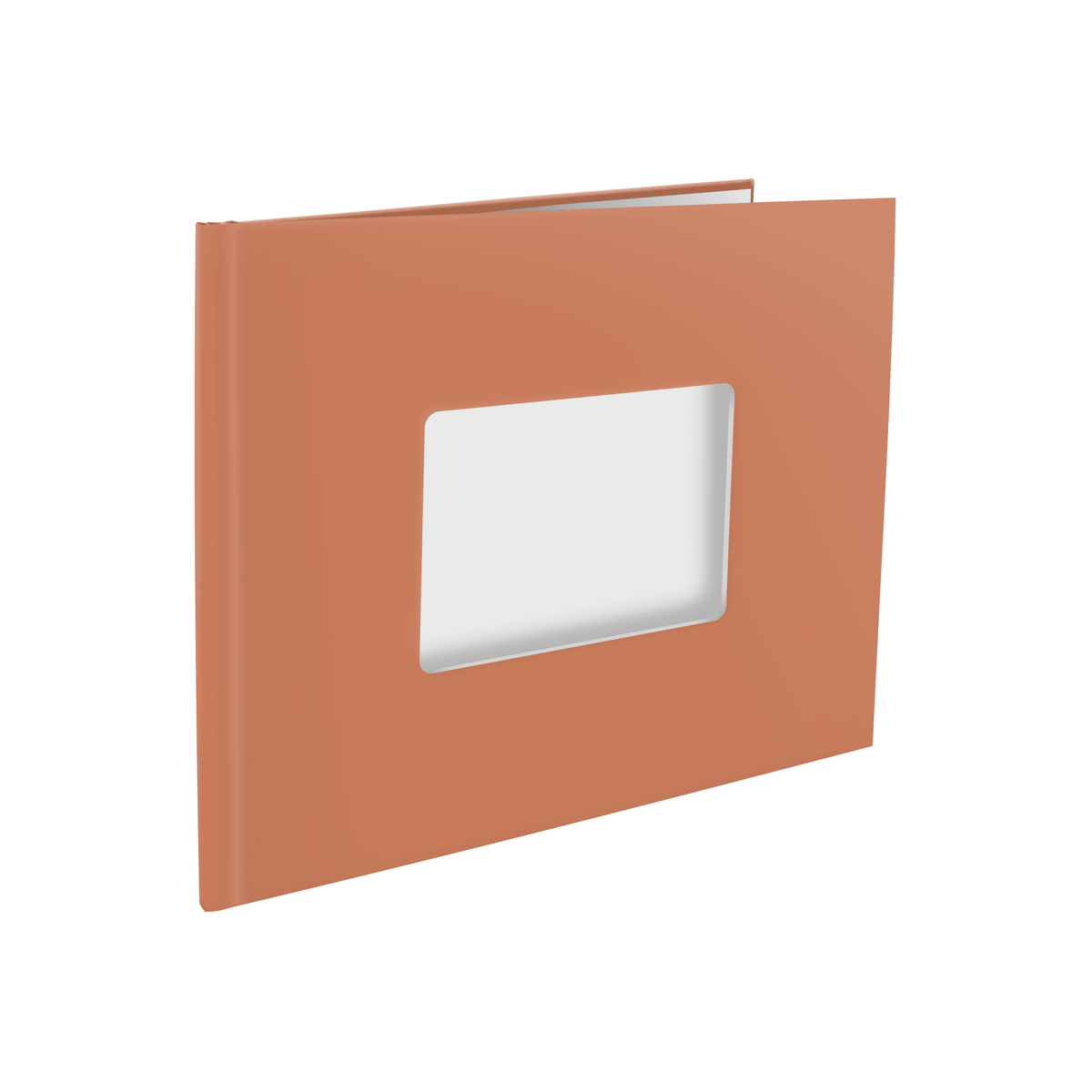 Peleman Solid Color Landscape Window Hardcover Kit for Thermal Binding Machine, 5-Pack - Peleman Industries Inc. - Terracotta - 