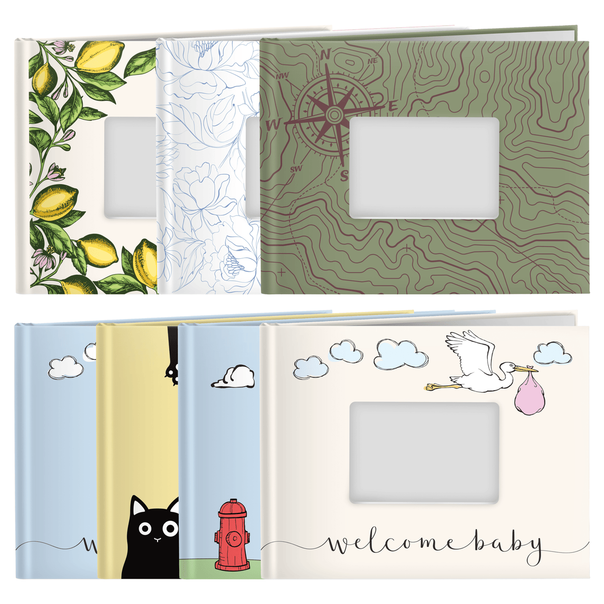 Peleman Theme Landscape Window Hardcover Kit for Thermal Binding Machine, 2-Pack - Peleman Industries Inc. - Black Cat - 