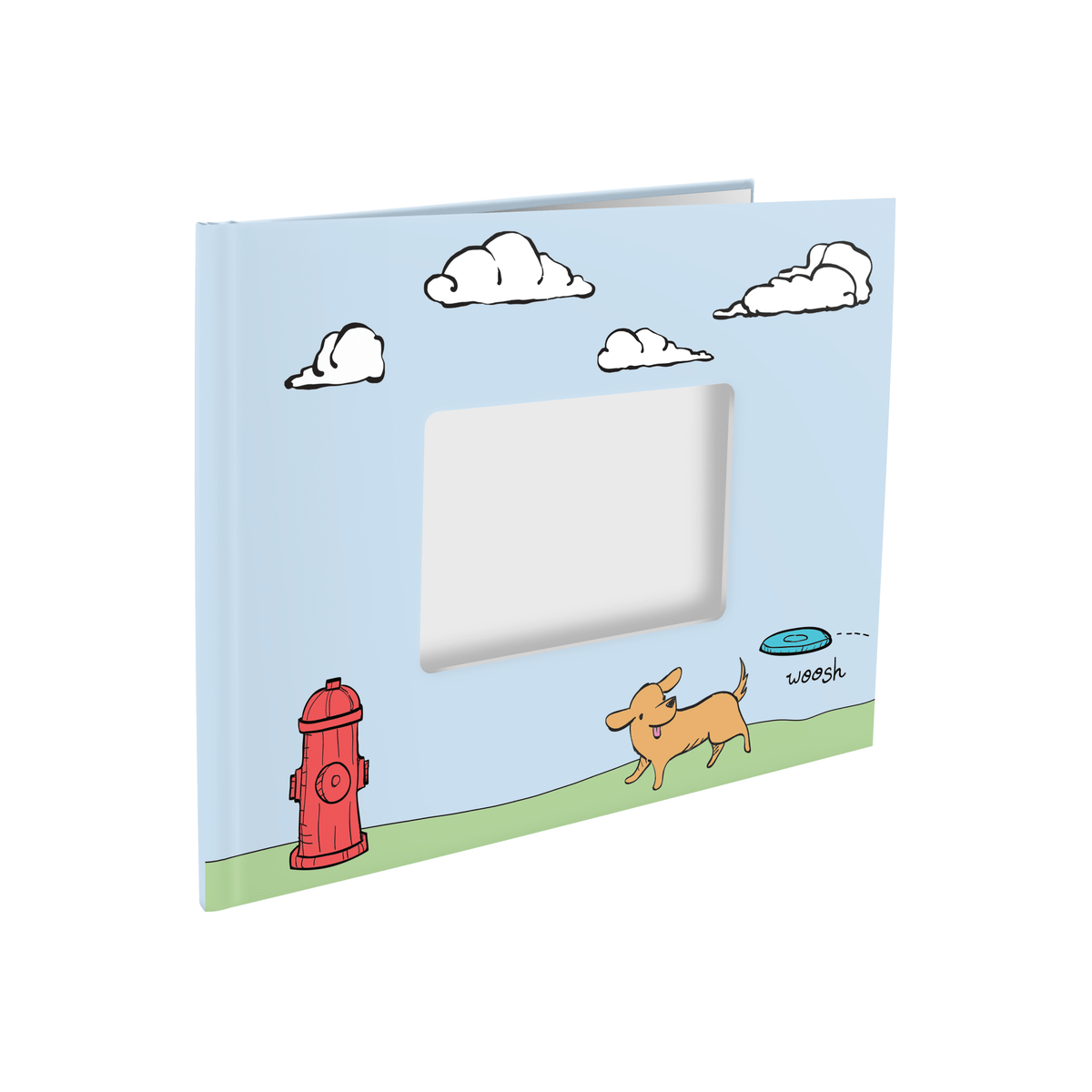 Peleman Theme Landscape Window Hardcover Kit for Thermal Binding Machine, 2-Pack - Peleman Industries Inc. - Frisbee Dog - 