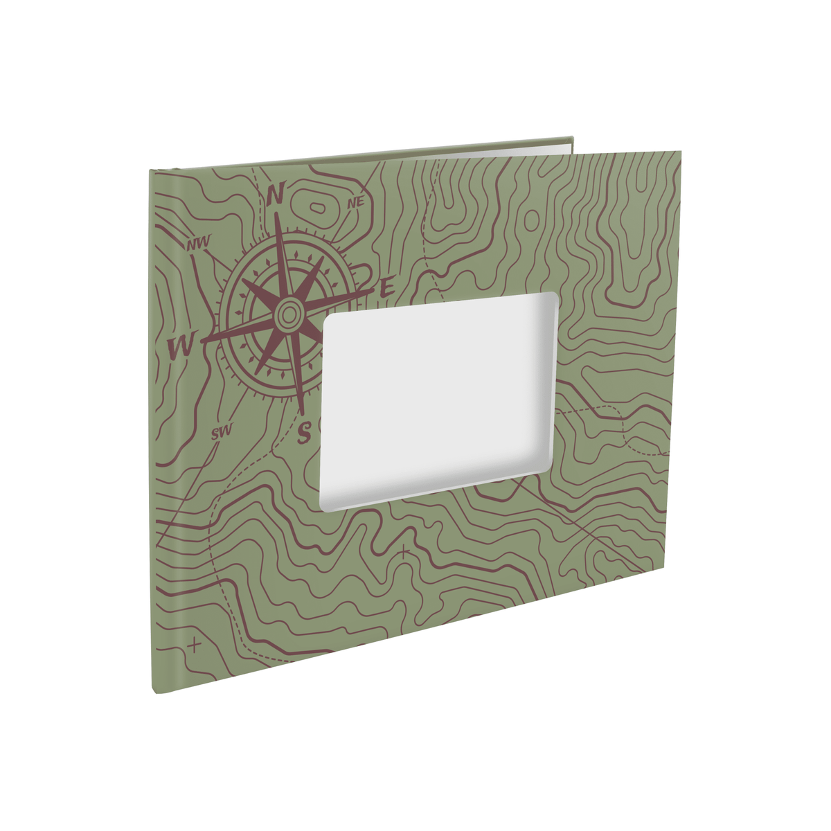 Peleman Theme Landscape Window Hardcover Kit for Thermal Binding Machine, 2-Pack - Peleman Industries Inc. - Topographic Green - 