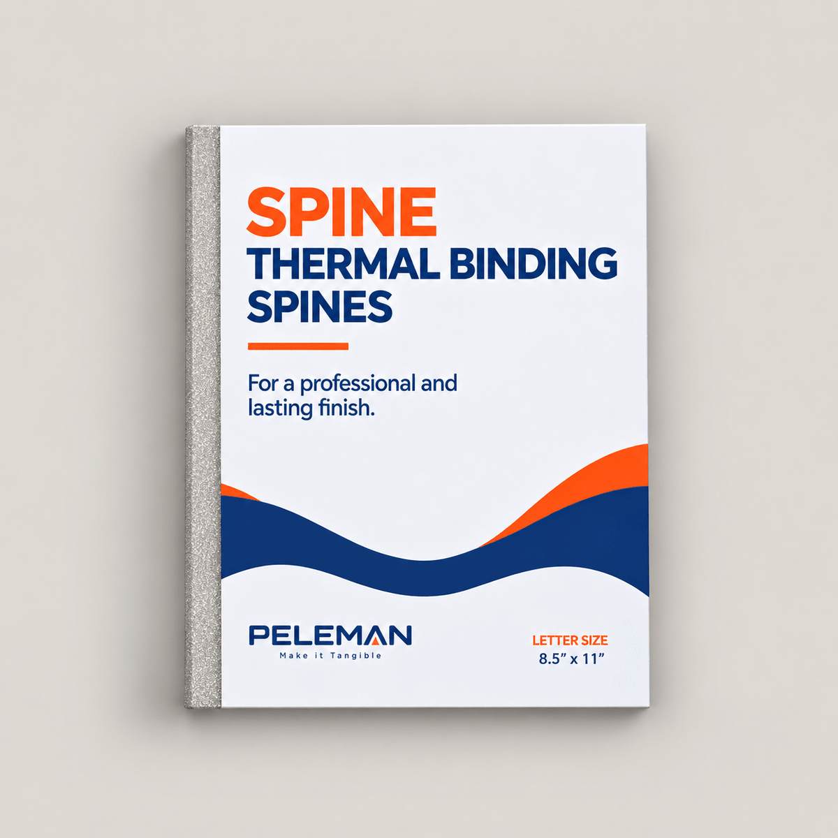 Peleman Thermal Binding Spines - Peleman Industries Inc. - Silver - 20 Sheets Max - 100/Box -