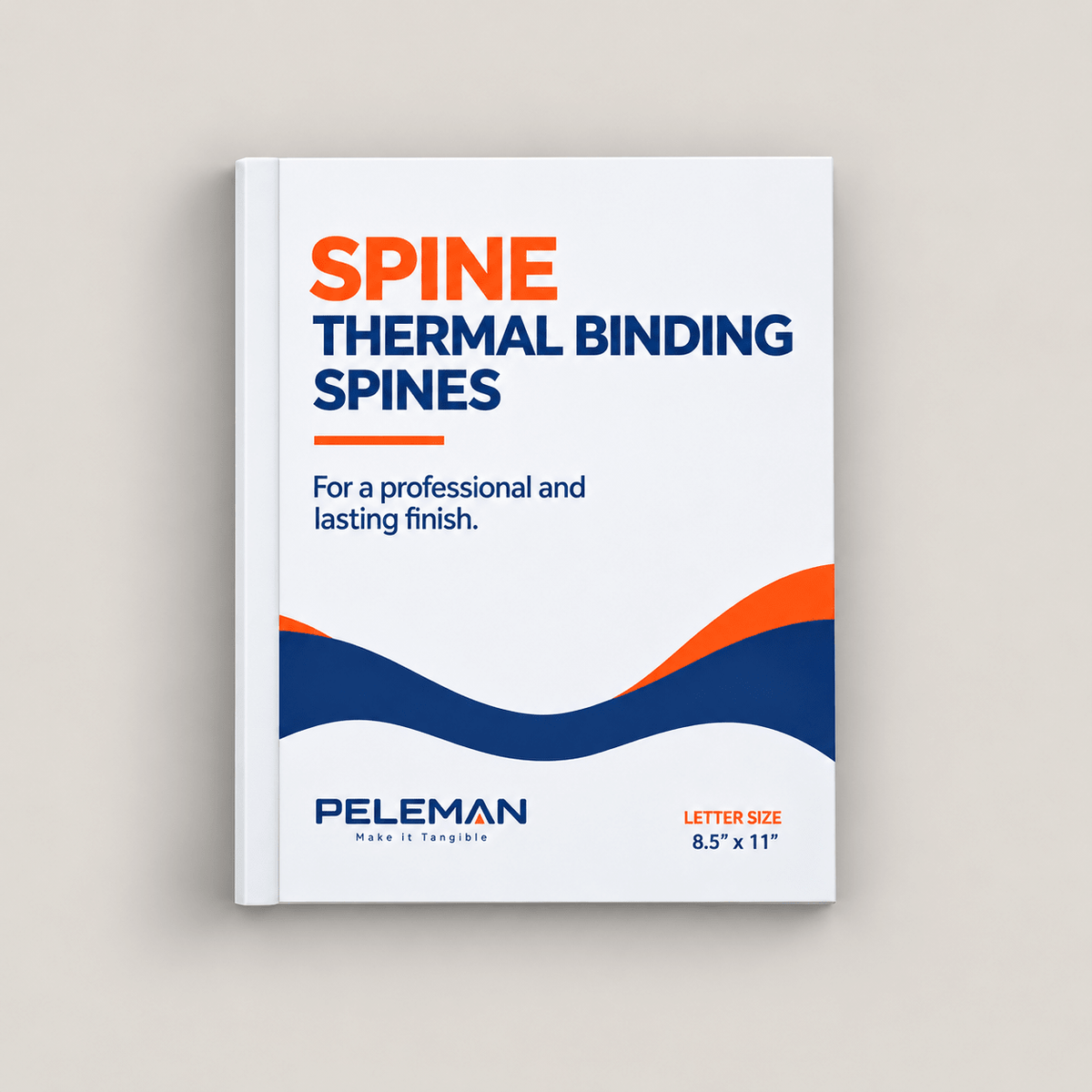 Peleman Thermal Binding Spines - Peleman Industries Inc. - White - 20 Sheets Max - 100/Box -