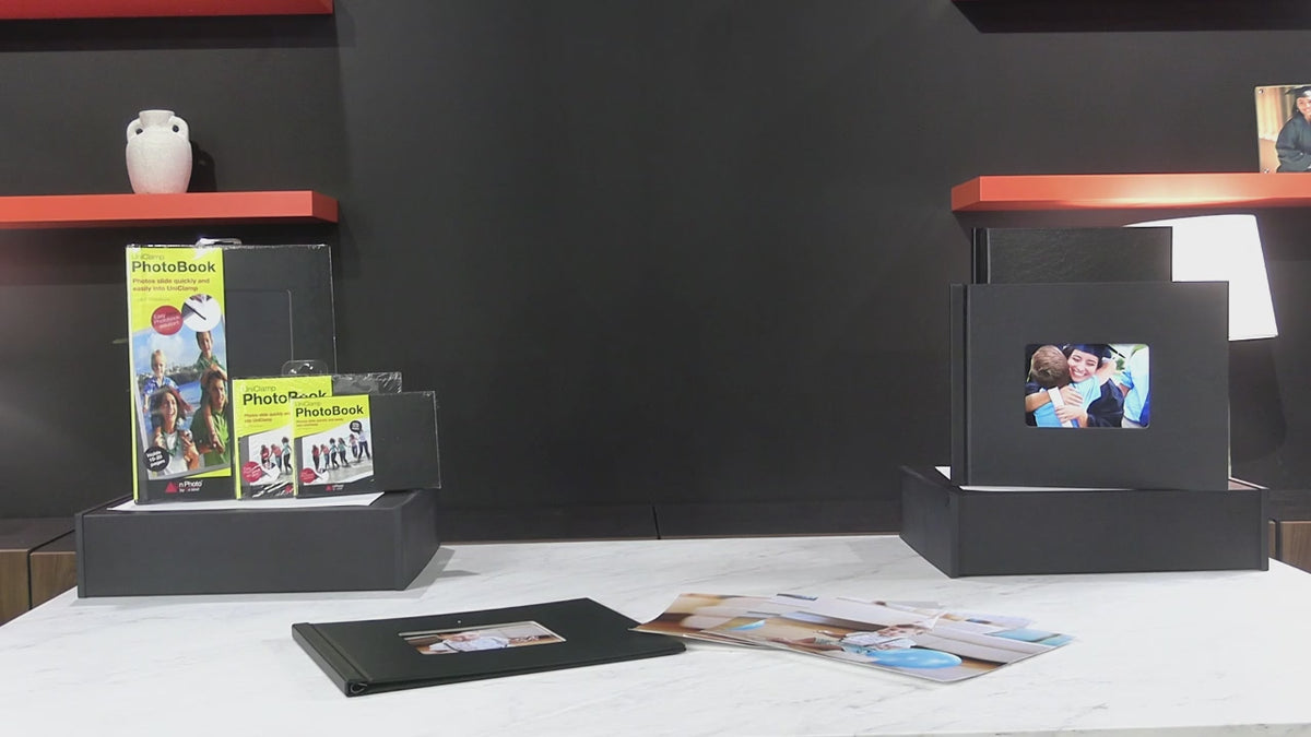 Peleman Eco Black Retail Clamp Photo Album, No Machine, Reusable