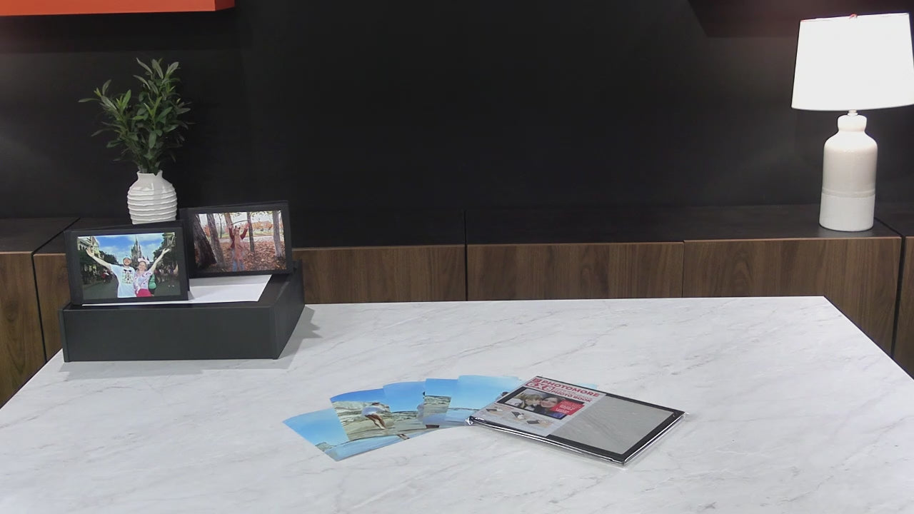 Peleman Black Peel and Stick Photo Book, Lay-Flat, No Machine