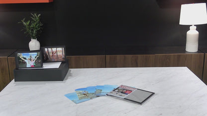 Peleman Black Peel and Stick Photo Book, Lay-Flat, No Machine