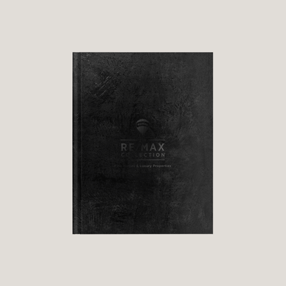 Re/Max Collection Black Texture - Lay Flat HARDCOVER - CLEARANCE (10 Pack) - Peleman Industries Inc. - 