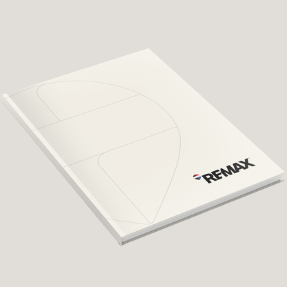 ReMax Cream Balloon Listing Presentation - Lay Flat HARDCOVER Soft Touch (10 Pack) - Peleman Industries Inc. - 