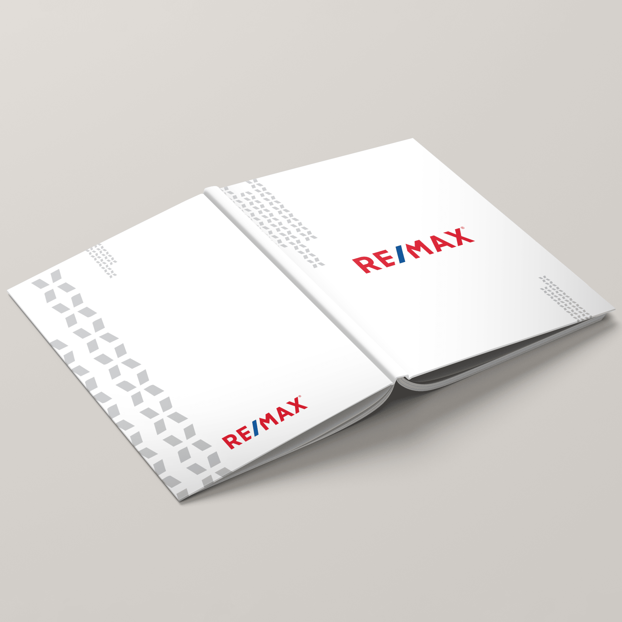 RE/MAX Dawn White Bindable - Lay Flat HARDCOVER Soft Touch (10 Pack) - Peleman Industries Inc. - 
