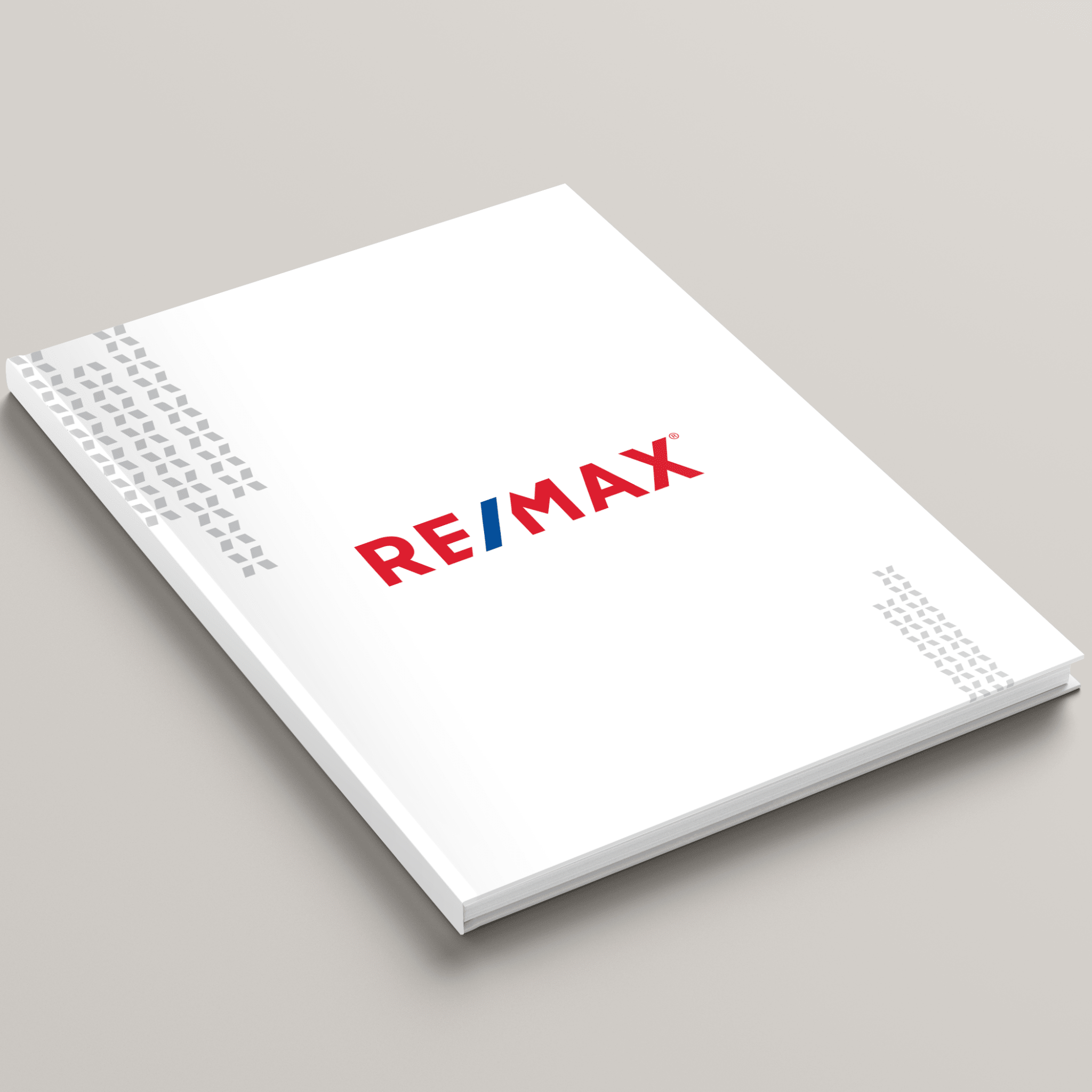 RE/MAX Dawn White Bindable - Lay Flat HARDCOVER Soft Touch (10 Pack) - Peleman Industries Inc. - 