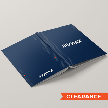RE/MAX Dusk Blue Bindable - Lay Flat HARDCOVER - CLEARANCE (10 Pack) - Peleman Industries Inc. - 