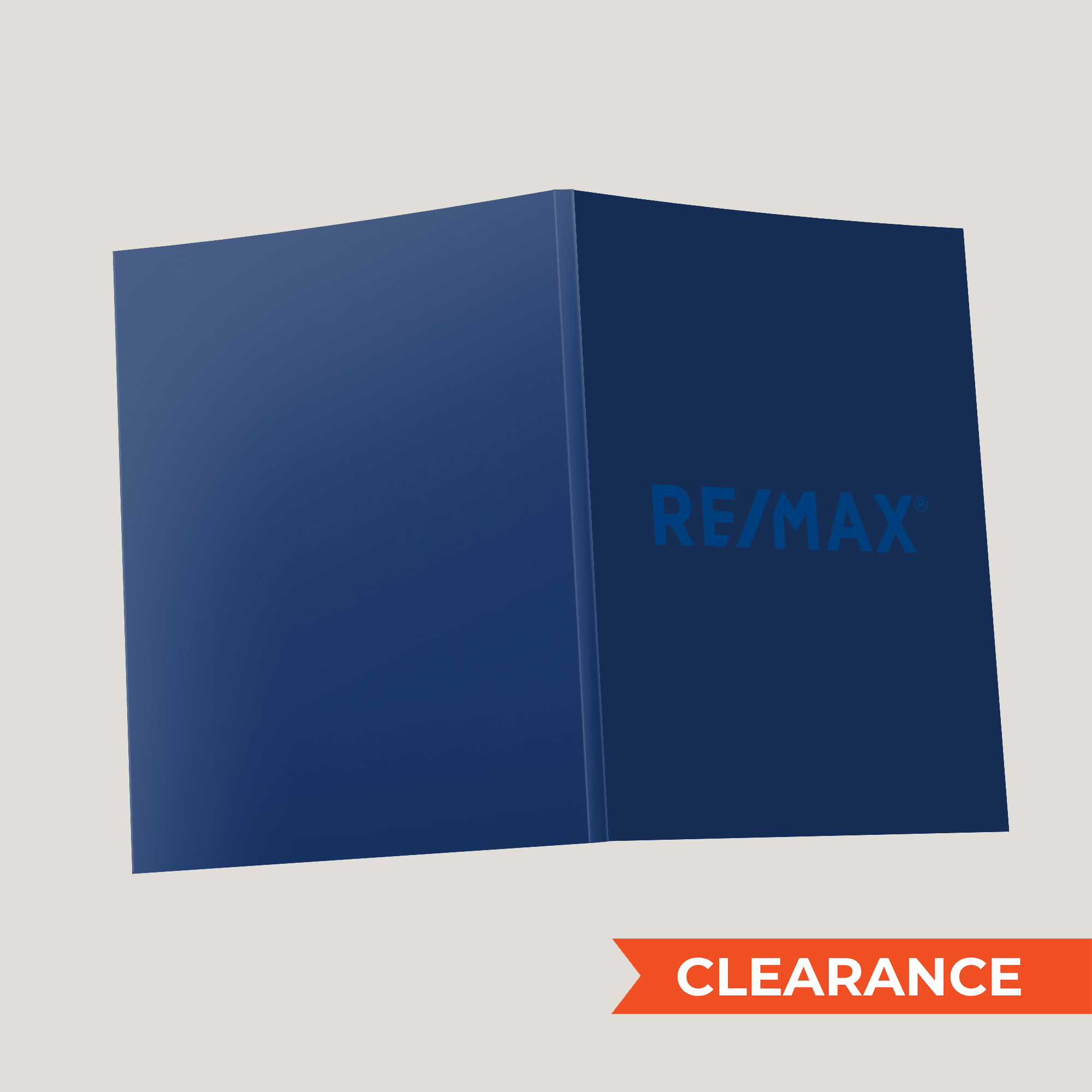 Re/Max Solid Blue - Lay Flat SOFTCOVER - CLEARANCE (40 Pack) - Peleman Industries Inc. - 