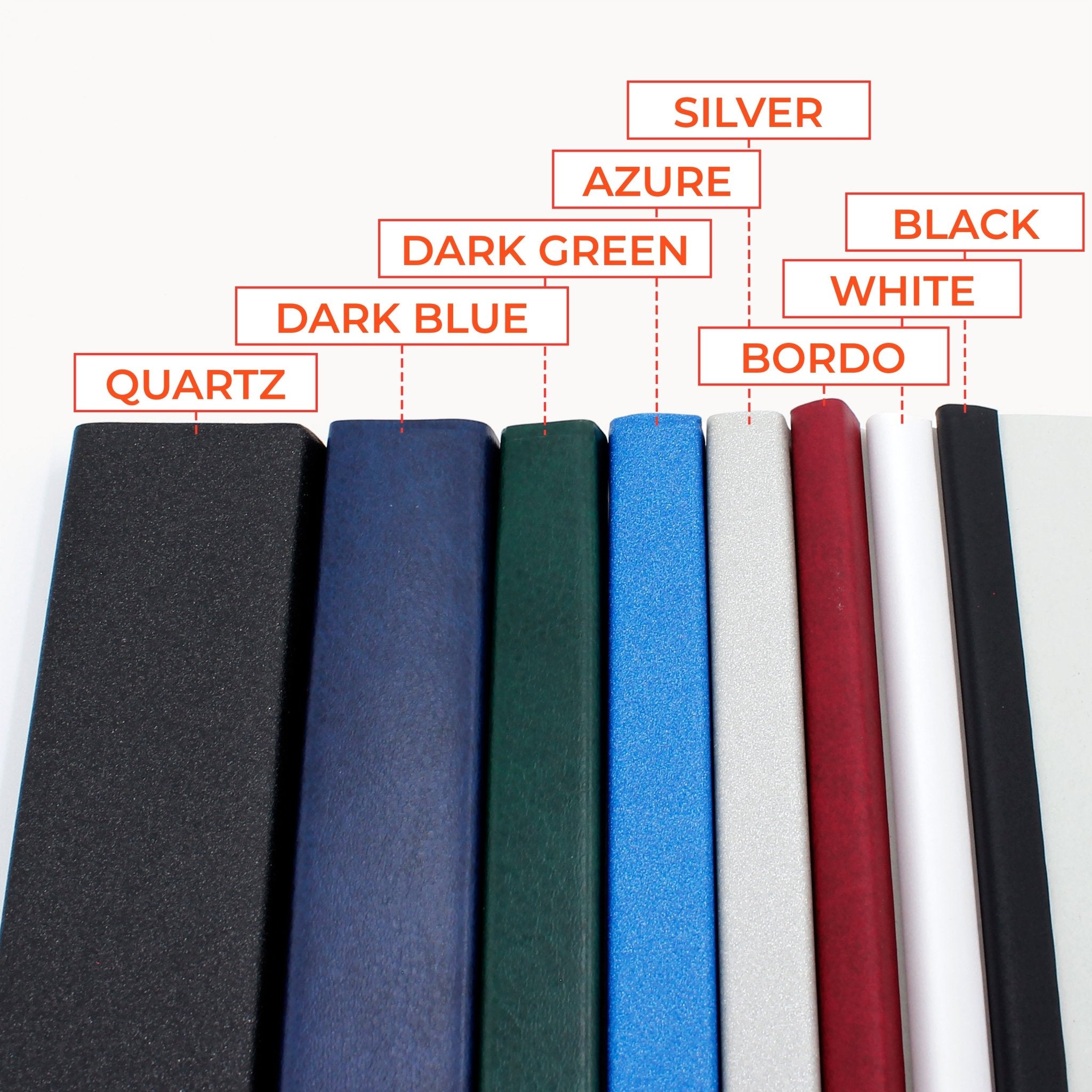 Spine Cover - Peleman Industries Inc. - Quartz - 20 Sheets Max - 100/Box - 