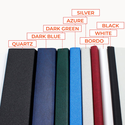 Spine Cover - Peleman Industries Inc. - Quartz - 20 Sheets Max - 100/Box - 