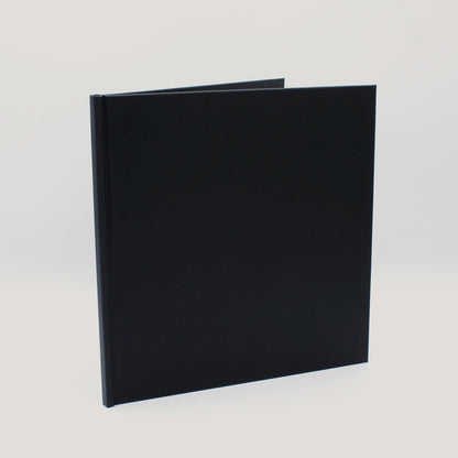 Standard 12x12in Hardcovers (10 Pack) - Peleman Industries Inc. - Black Faux Linen - 15 Sheets Max - 