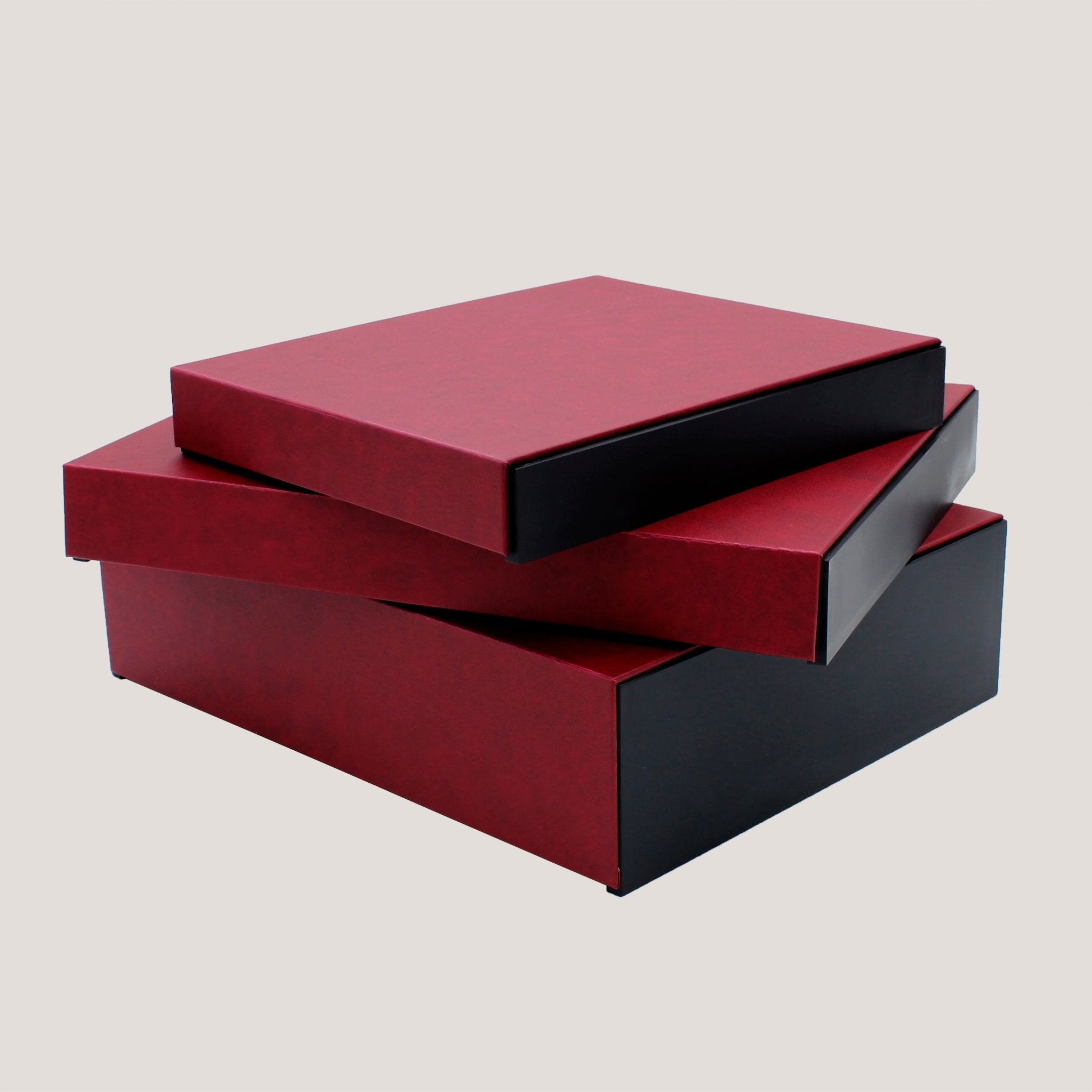 Standard Boxes (10 Pack) - Peleman Industries Inc. - Bordo - 40mm (1.5in Height) - 