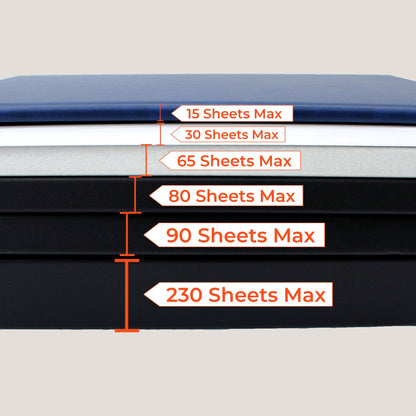 Standard Half - Letter Hardcovers - Peleman Industries Inc. - Black - 60 (Spine 80) - 
