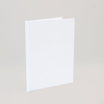 Standard Half - Letter Hardcovers - Peleman Industries Inc. - White Glossy - 30 (Spine 40) - 