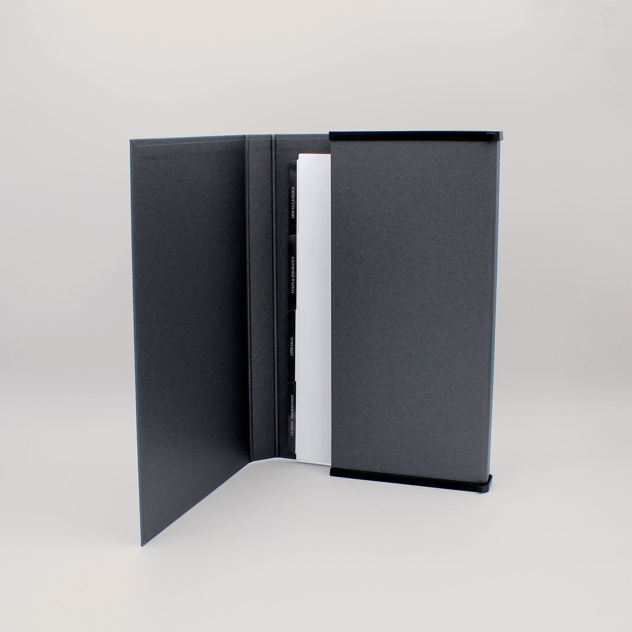 Standard Portfolios (10 Pack) - Peleman Industries Inc. - Black - 15 MM (0.6 in) - Letter