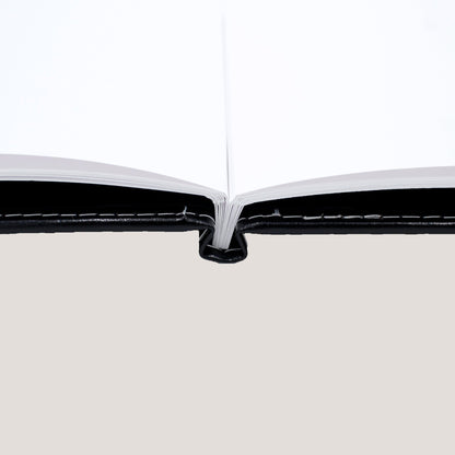 Stitched Leather Photobooks - Peleman Industries Inc. - Black - Window - Padded