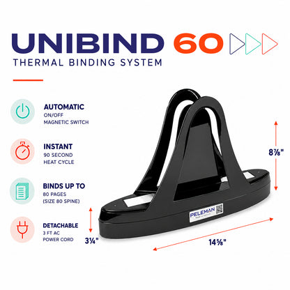 Thermal Binding Machine Unibind 60 Deluxe Black