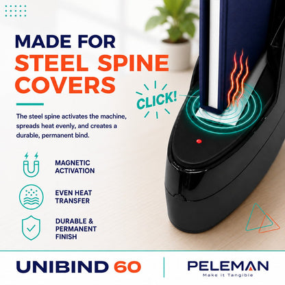 Thermal Binding Machine Unibind 60 Deluxe Black - Peleman Industries Inc. - Binding Machine - 