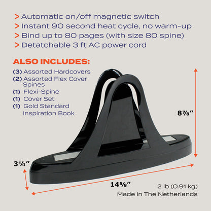 Thermal Binding Machine Unibind 60 Deluxe Black - Peleman Industries Inc. - Binding Machine - 