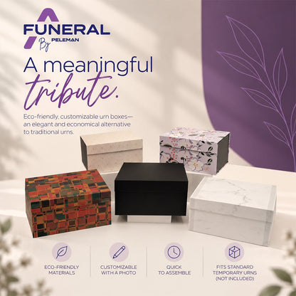 Urn Boxes (10 Pack) - Peleman Industries Inc. - Standard Black - 